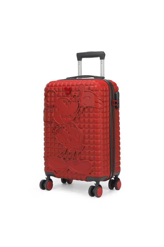 Mala de Viagem Pequena de Bordo 10kg Mickey Mouse Vermelho