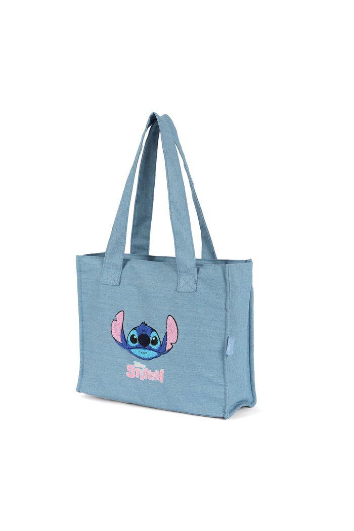 Bolsa Infantil Jeans Stitch Love Azul
