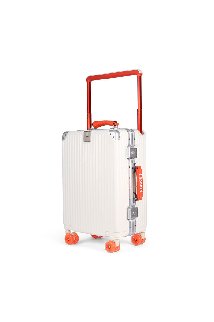 Mala de Viagem Pequena de Bordo 10kg em Policarbonato Veneza Maloa Branco