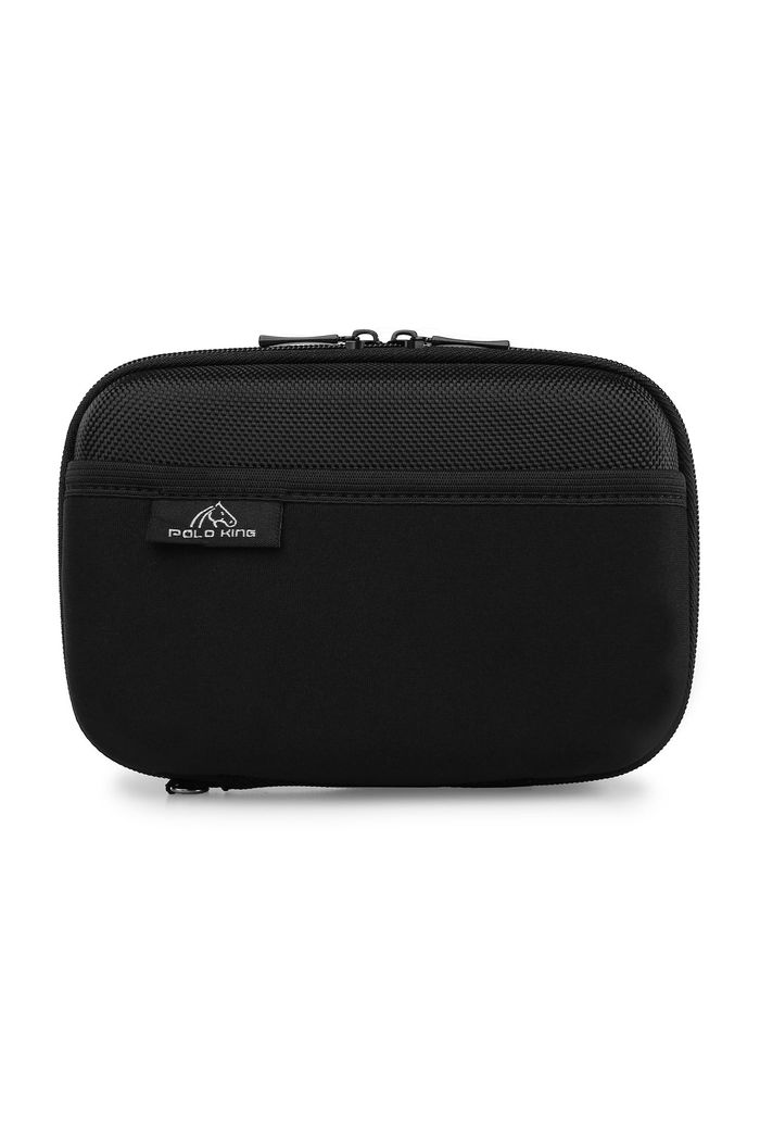 Nécessaire Porta Eletrônicos em Poliéster Preto