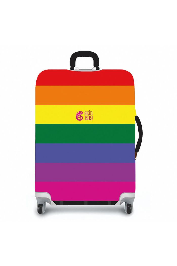 Capa de Mala Grande Alça Tradicional Arco Iris