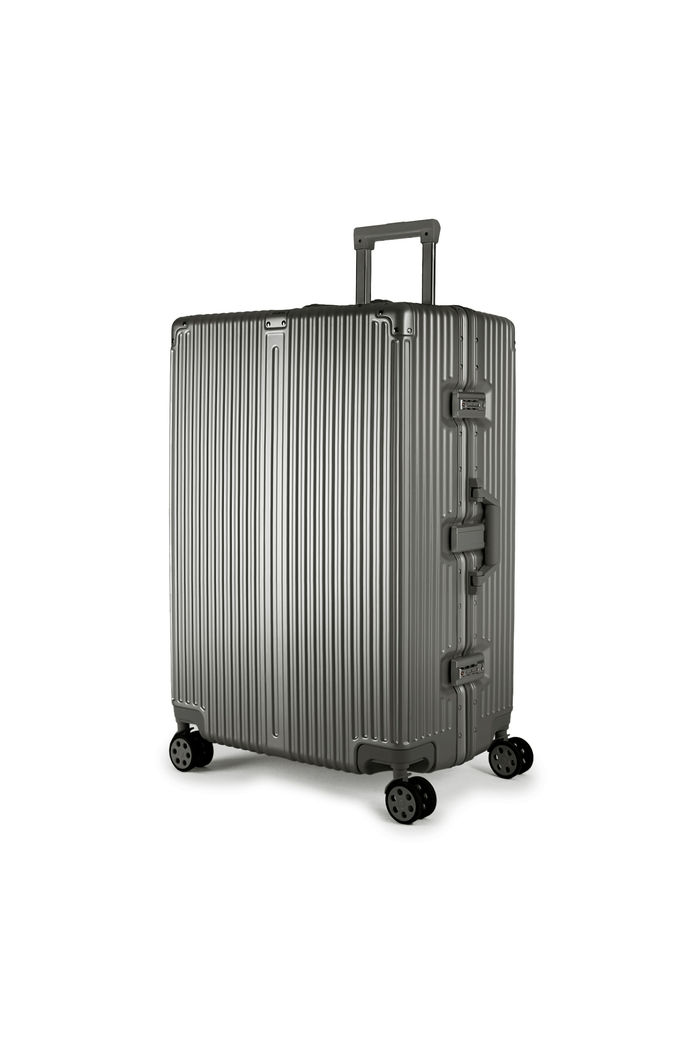 Mala de Viagem Grande 32kg Policarbonato ABS Noruega Maloa Chumbo