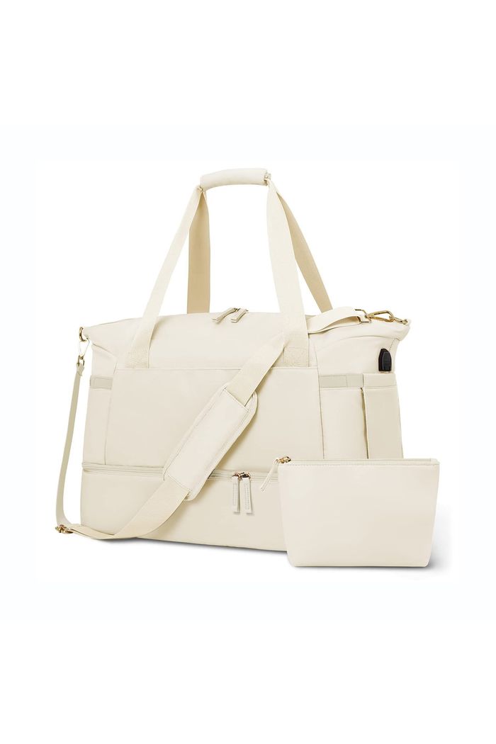 Bolsa de Viagem Multifuncional com USB Journey Bege