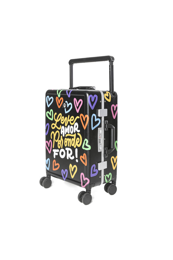 Mala de Viagem Pequena de Bordo 10 kg em Policarbonato Dinamarca Leve Amor