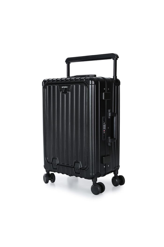 Mala de Viagem Pequena de Bordo 10 kg Policarbonato Islândia Maloa Preto