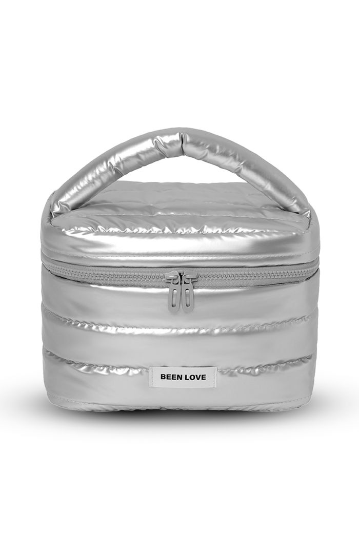 Nécessaire de Viagem Multifuncional Puffer Maloa Prata