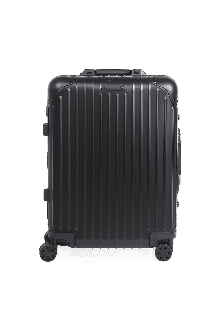 Mala de Viagem Pequena de Bordo 10 kg em Aluminio Dubai Maloa Preto