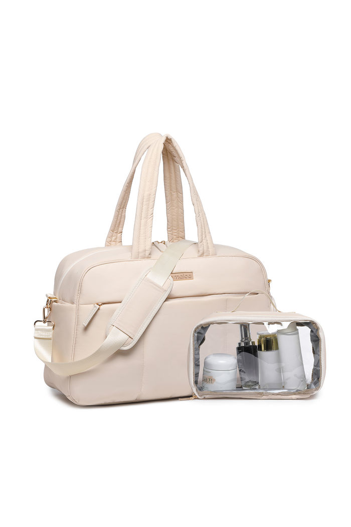 Bolsa de Viagem em Poliéster Multifuncional Air Duffle Maloa Bege