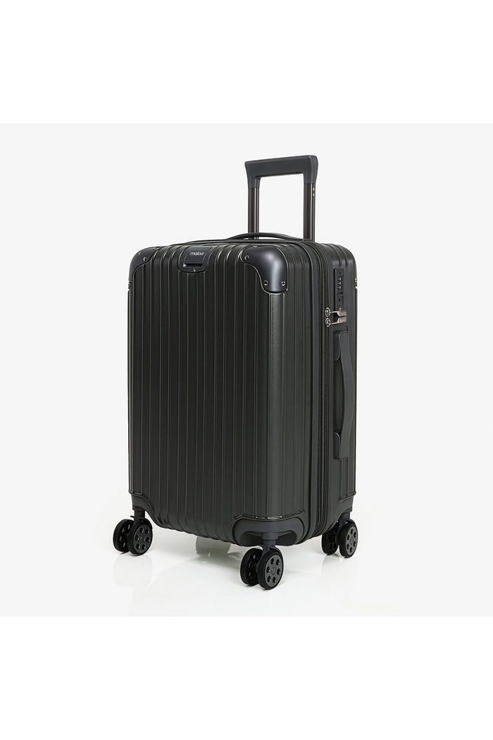 Mala de Viagem Média 23kg ABS Policarbonato com Expansor Brasil Maloa Chumbo