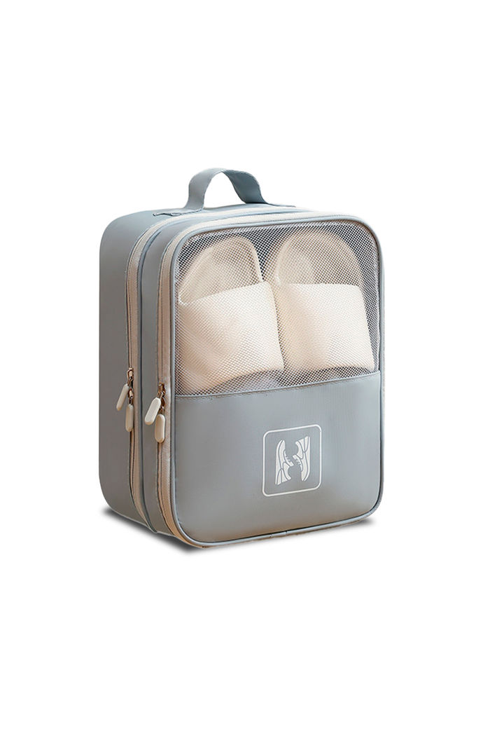 Organizador Porta Sapato Multifuncional em Poliéster Maloa Cinza