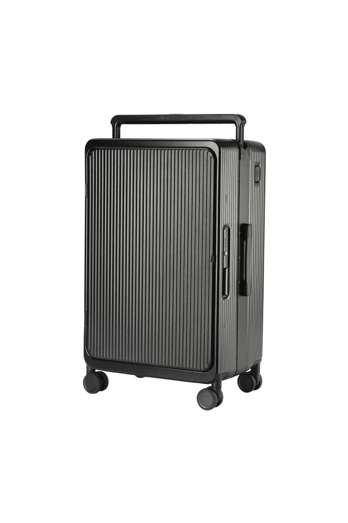 Mala de Viagem Pequena de Bordo 10 kg Policarbonato Mônaco Maloa Preto