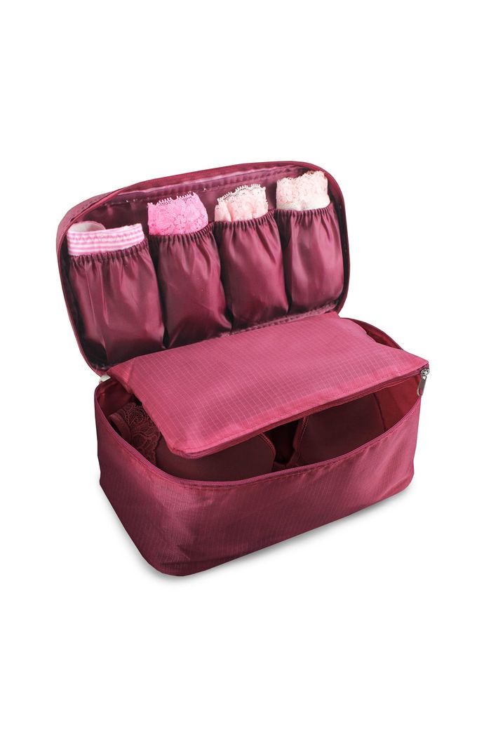 Bolsa Porta Lingerie Vinho