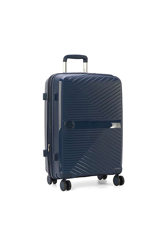 Mala De Viagem Media 23kg em Polipropeleno Granada Marinho com Expansor
