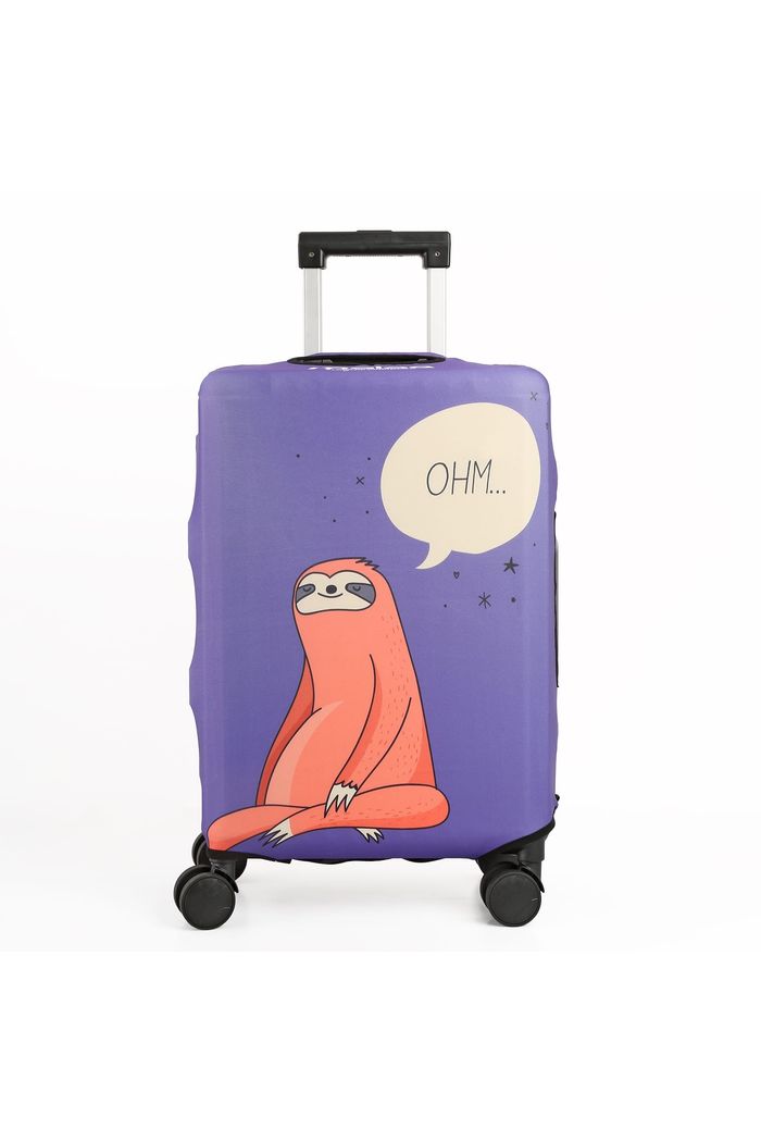 Capa de Mala Maloa Alça Tradicional Preguiça Pensador Roxo