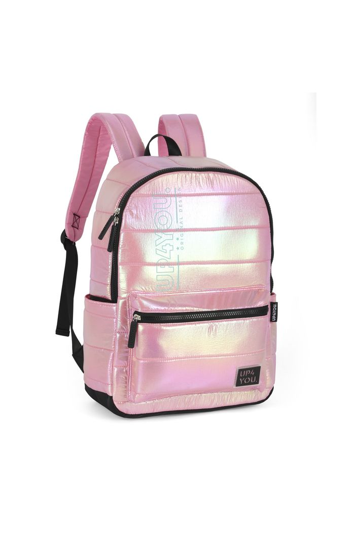 Mochila Escolar Juvenil Feminina Rosa