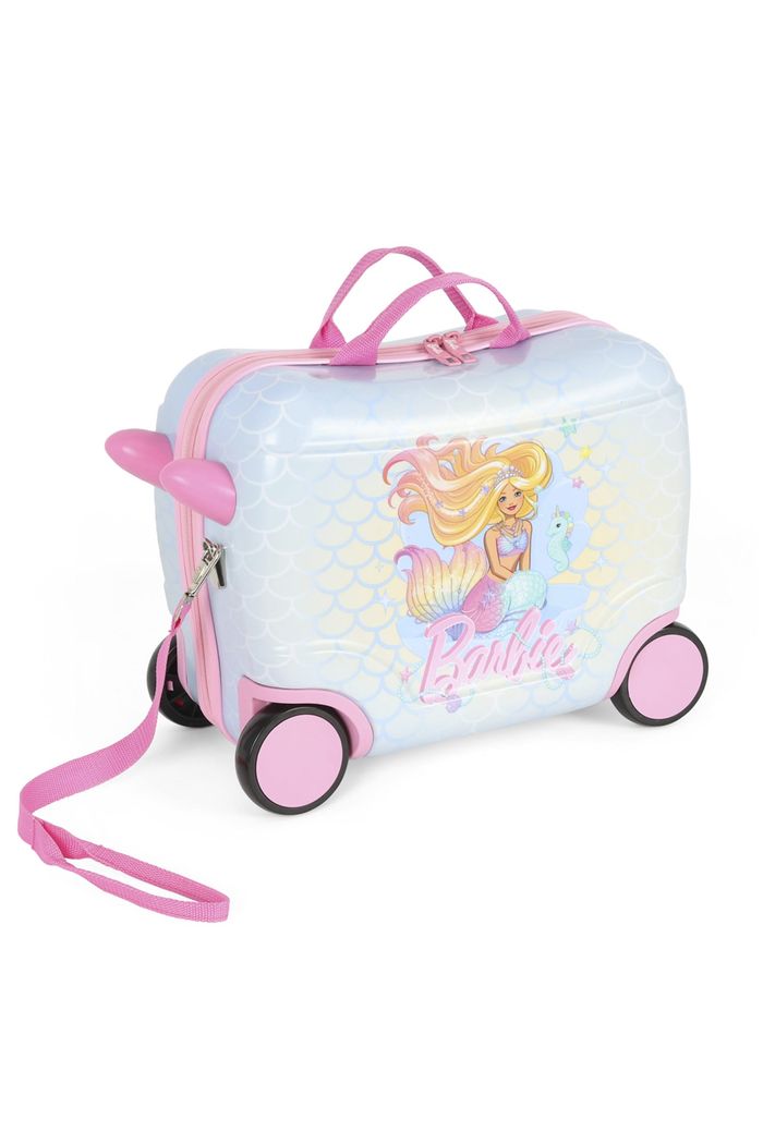 Mala de Viagem Infantil de Bordo em PC Barbie Sereia Verde
