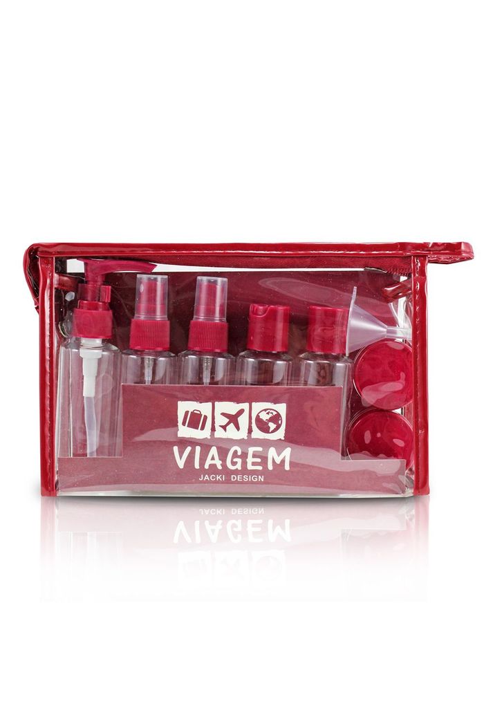 Kit de Frascos para Viagem de 10 Peças Vinho