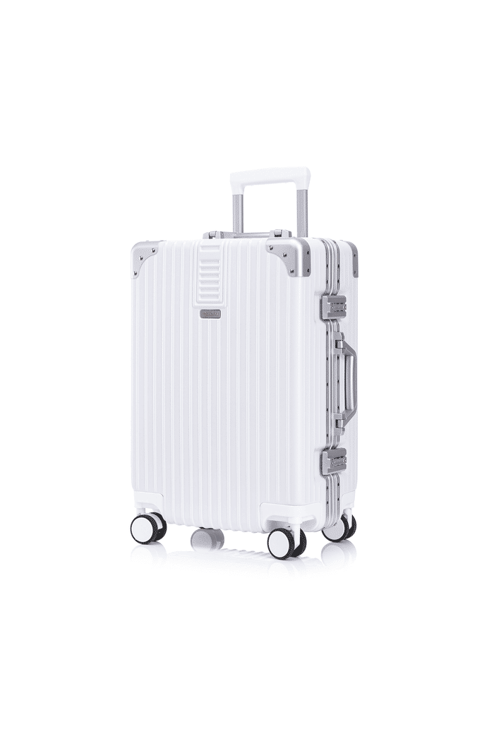 Mala de Viagem Grande 32 kg ABS Policarbonato Toronto Maloa Branco