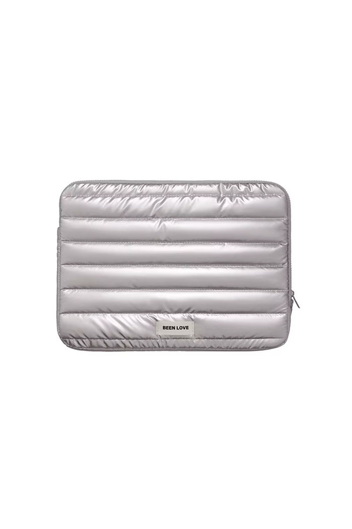 Porta Notebook 13,3 Polegadas Multifuncional Puffer Maloa Prata