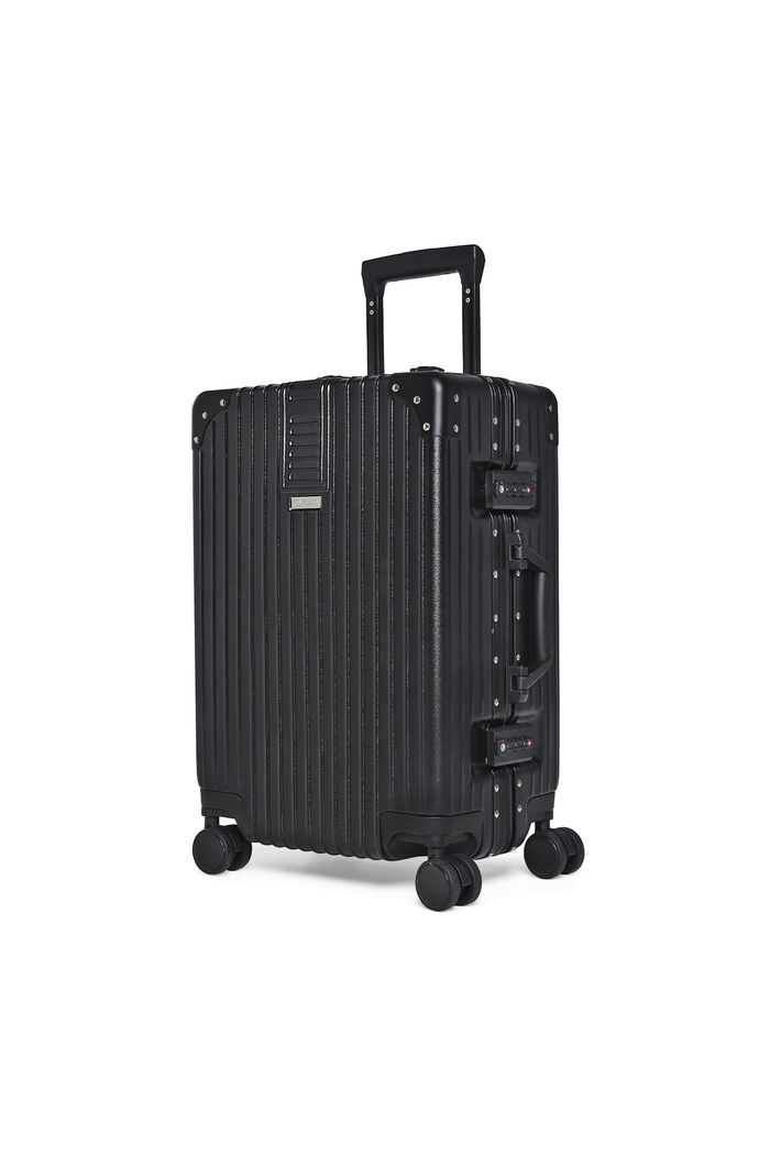 Mala de Viagem Pequena de Bordo 10 kg  ABS Policarbonato Toronto Maloa Preto