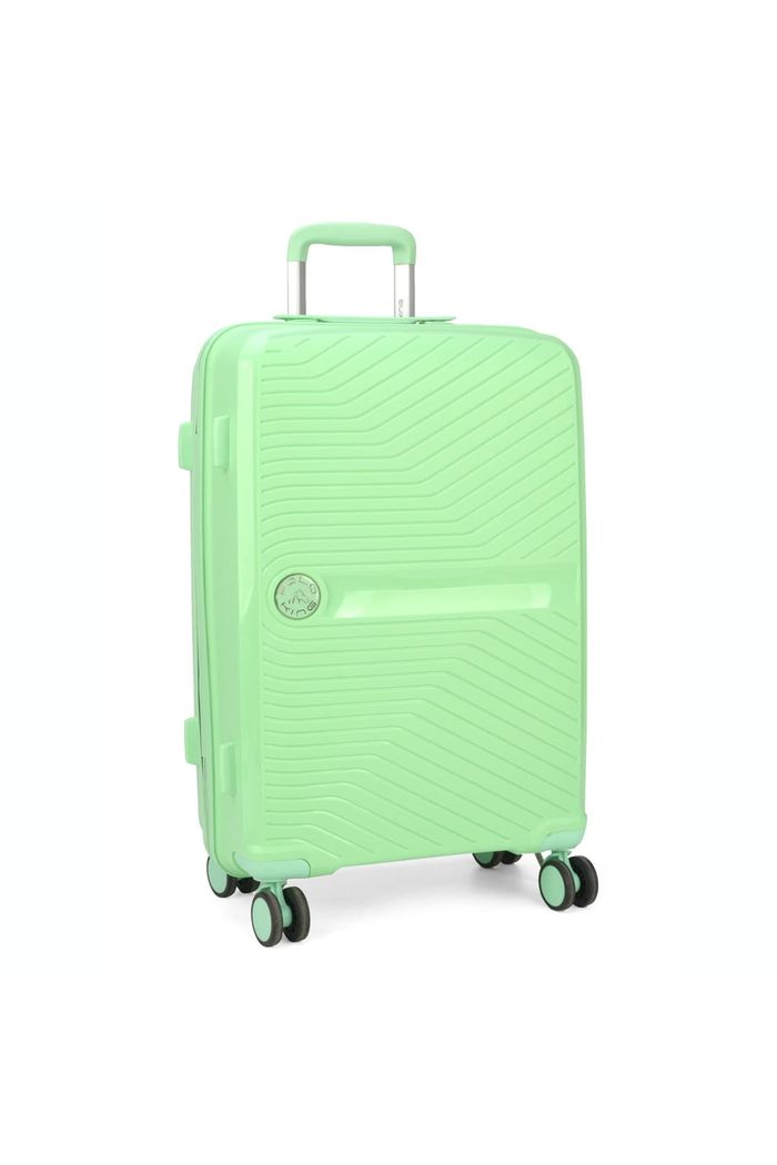 Mala De Viagem Grande 32kg em Polipropeleno Granada Verde com Expansor