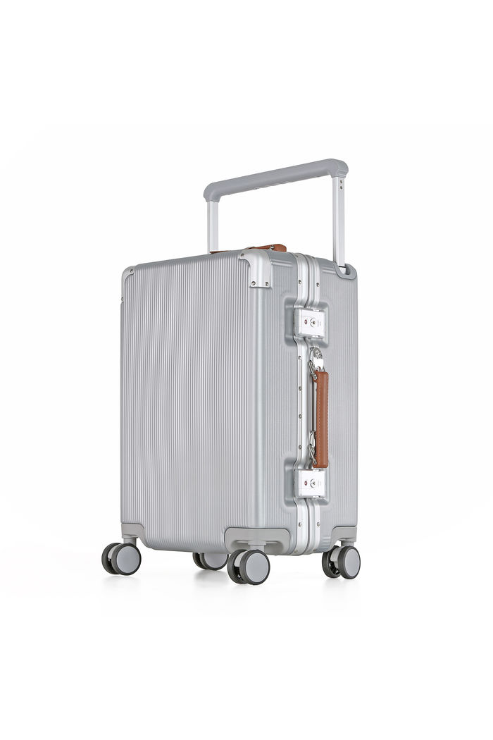 Mala de Viagem Pequena de Bordo 10 kg em Policarbonato Tóquio Maloa Prata