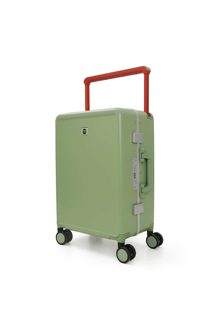 Mala de Viagem Pequena de Bordo 10 kg em Policarbonato Dinamarca Maloa Verde