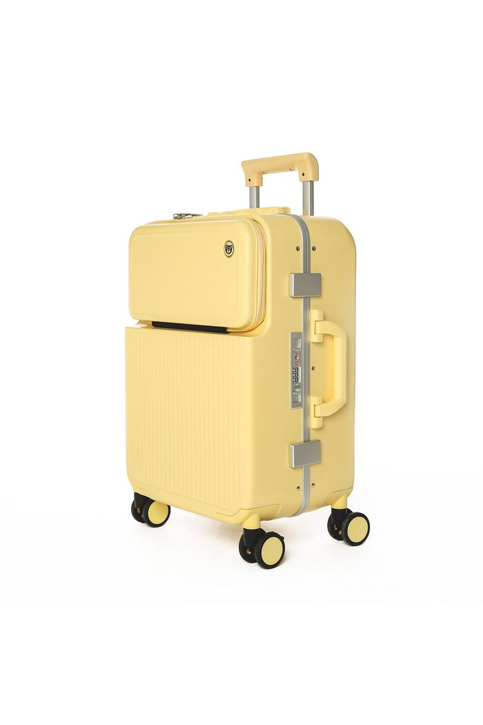 Mala de Viagem Pequena de Bordo 10 kg em Policarbonato Porto Maloa Amarelo