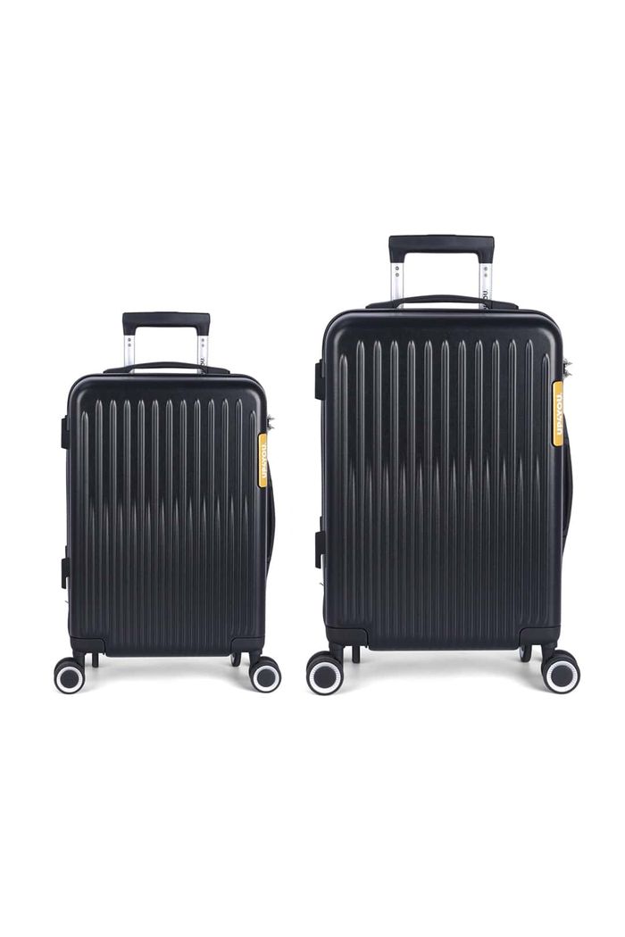 Kit Mala de Viagem Pequena 10 kg e Média 26 kg Rolling Preto