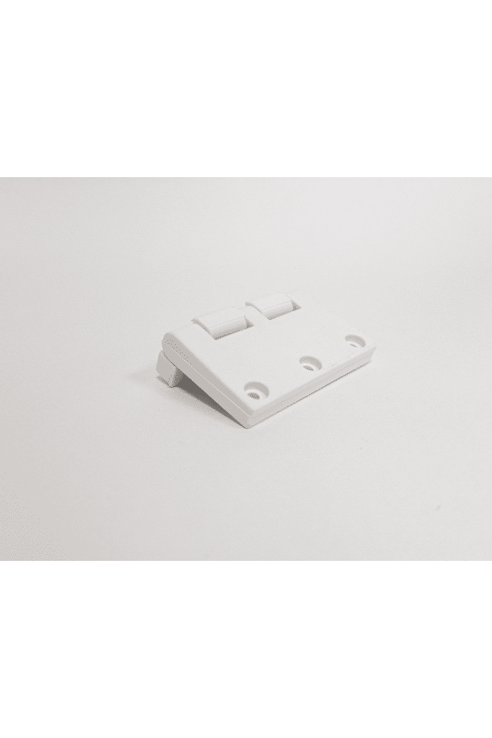 DOBRADICA PLASTICA MOD.NOVO GRANDE P/ SC 75 E SC 80 - BRANCA