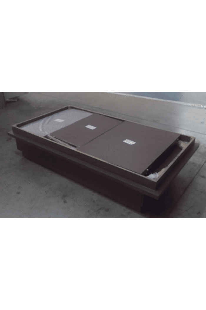 MESA EXPOSITORA NEUTRA MODULO 1640X 900X 900MM TAMPO MDF