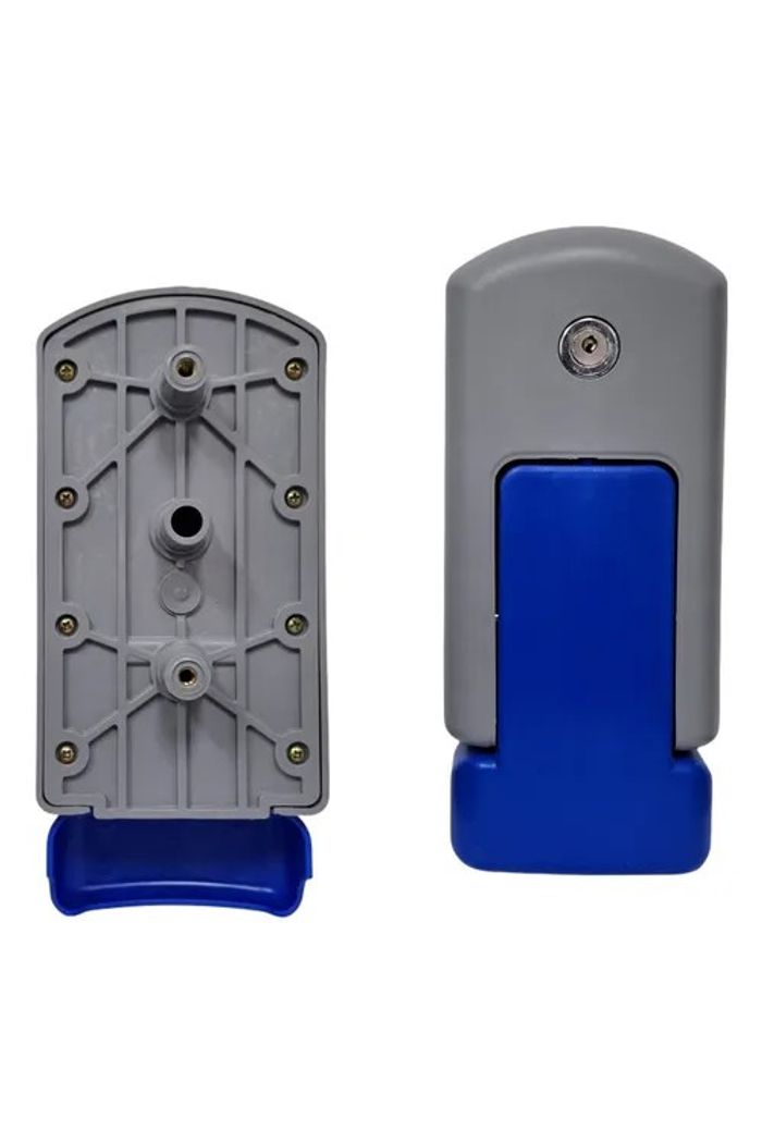 FECHADURA PORTA CÂMARA C/ CHAVE - CINZA/AZUL