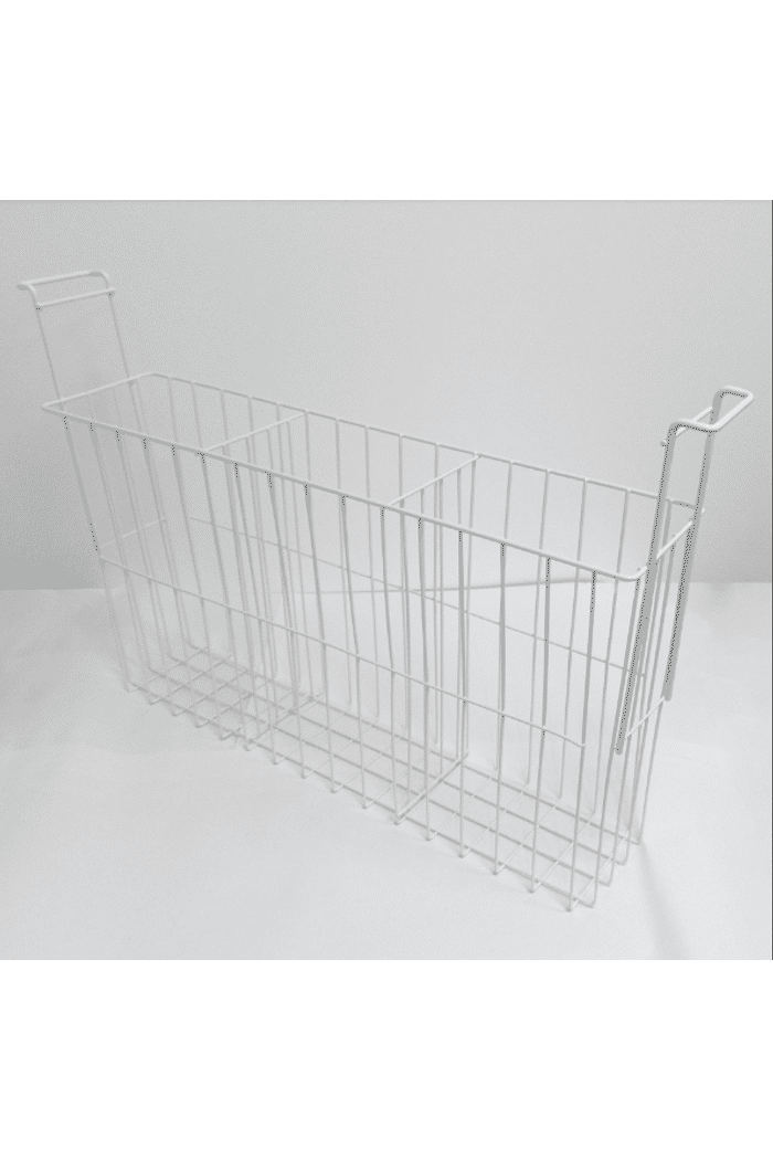 CESTO ESTREITO LARG. 108MM C/ DUAS DIVISORIAS FIXAS P/ ECO