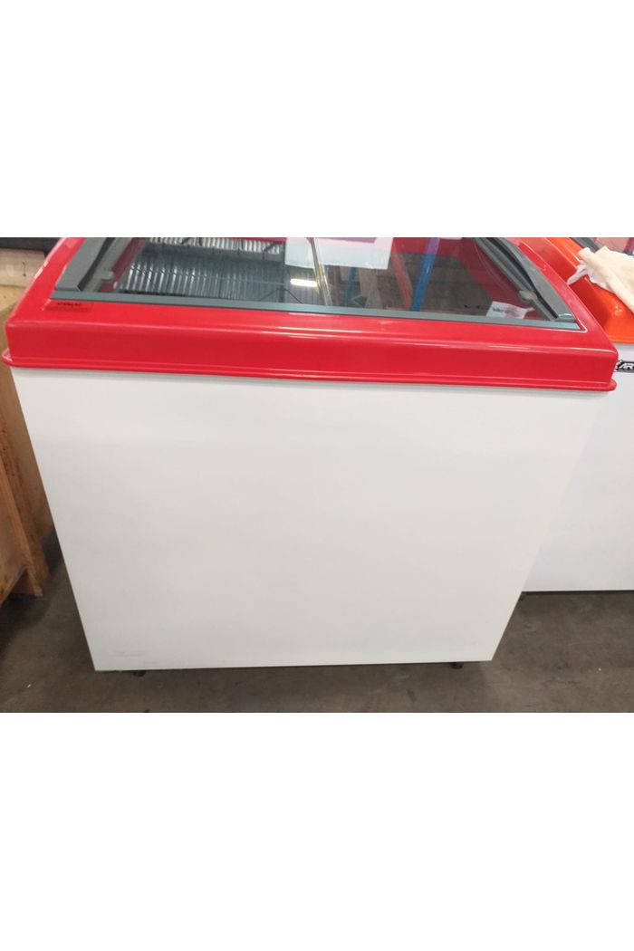 CONGELADOR FREEZER EXPOSITOR VITRINE SHOW SC 224 220V VERMELHO CAP EQUIV 300 LT - SLIM