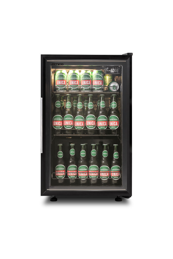 CERVEJEIRA VERTICAL CV100 127V PRETA PORTA DIREITA