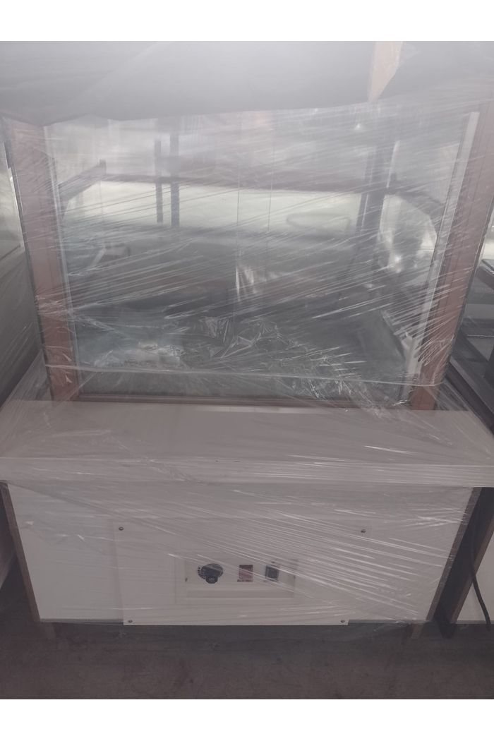 VITRINE FENDI ESTUFA 0,97 BASE + 2 NIVEL PRAT. VTRFF-H130 (LED) PERFIL FENDI