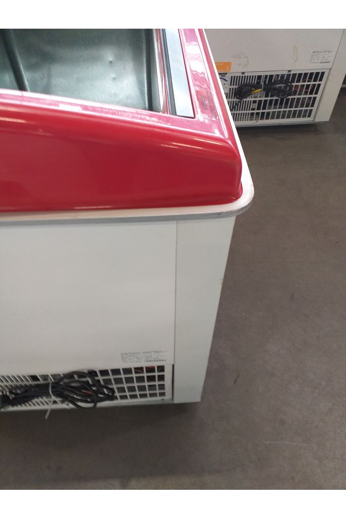 CONGELADOR FREEZER EXPOSITOR VITRINE SHOW SC 424 127V VERMELHO CAP EQUIV 460 LT - SLIM C LED