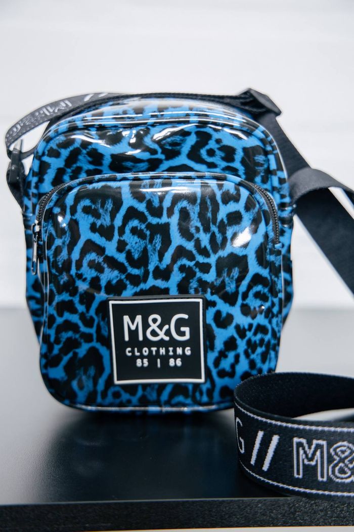 BOLSA SHOULDER BAG ONCINHA AZUL