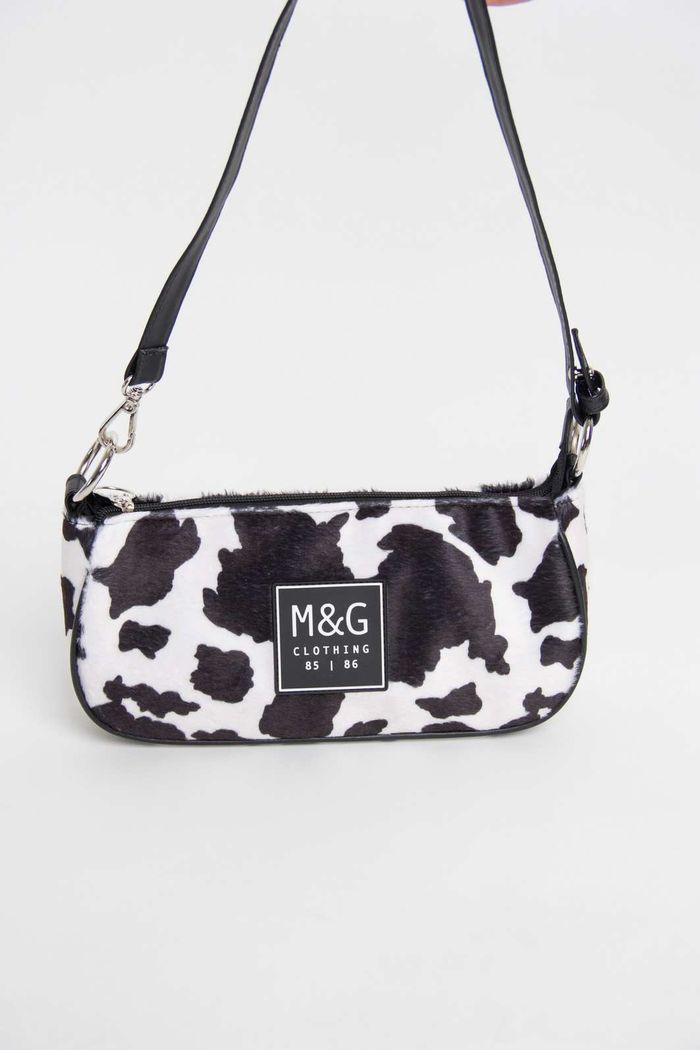 BOLSA BAGUETE VAQUINHA