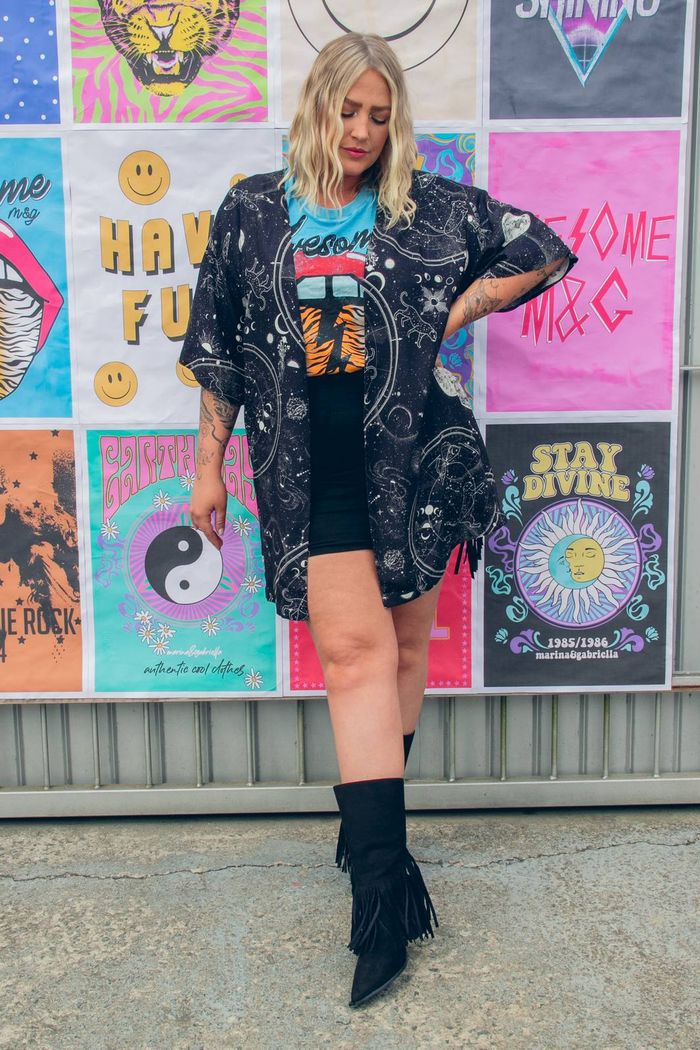 KIMONO ESTAMPADO MYSTIC