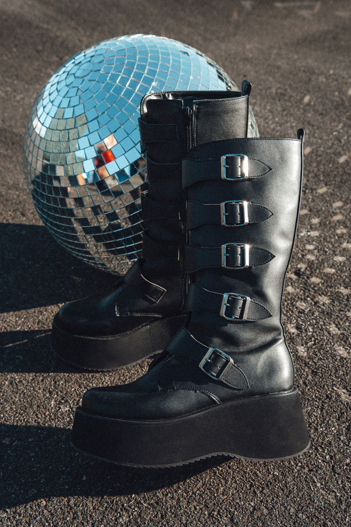 COTURNO CANO LONGO PRETO PLATAFORMA