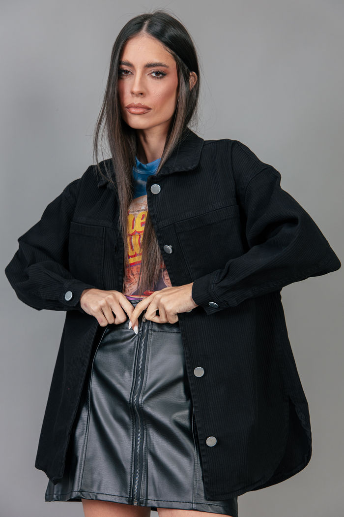 JAQUETA COTELÊ PRETO