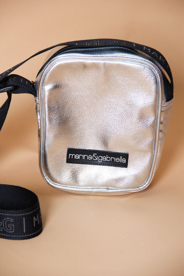 SHOULDER BAG METALIZADA PRATA