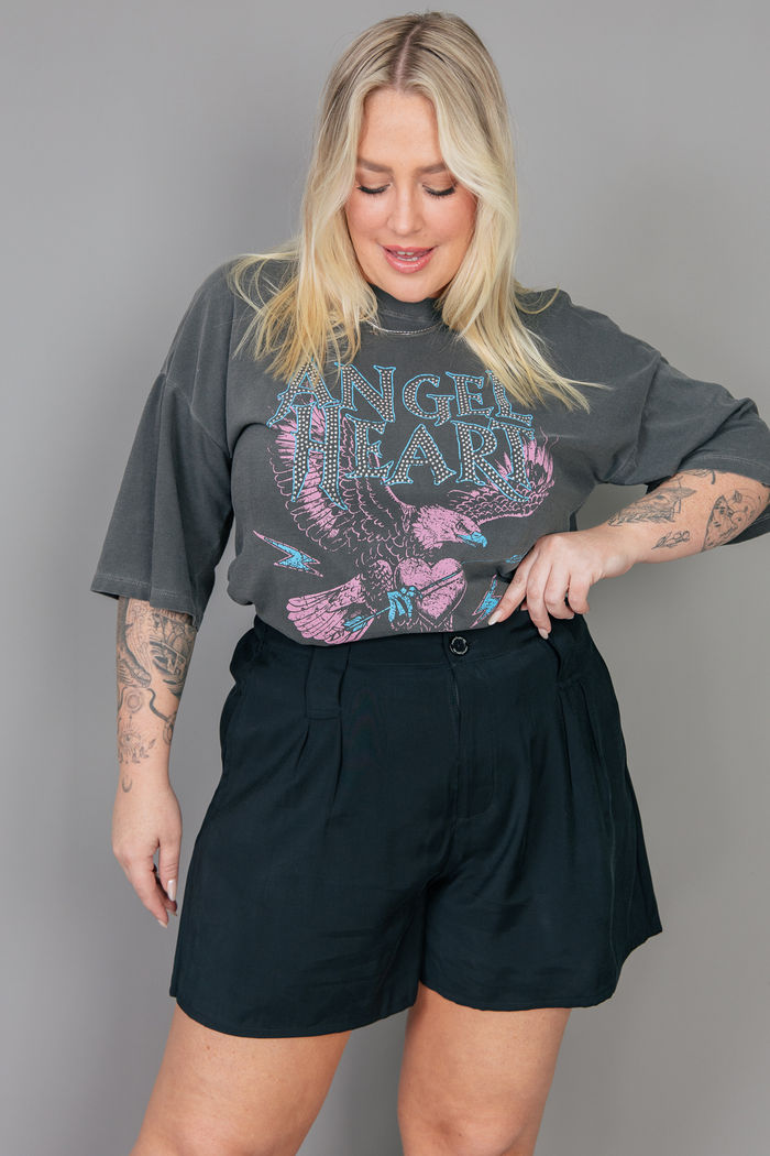 BERMUDA ALFAIATARIA PRETA