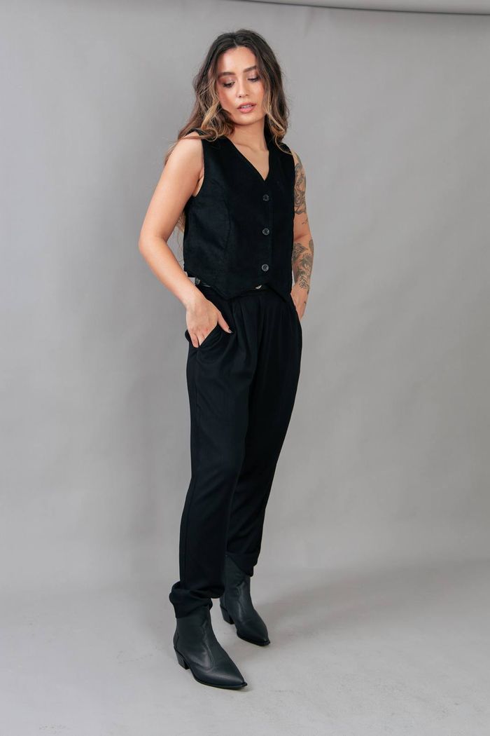 CALÇA ALFAIATARIA PRETA