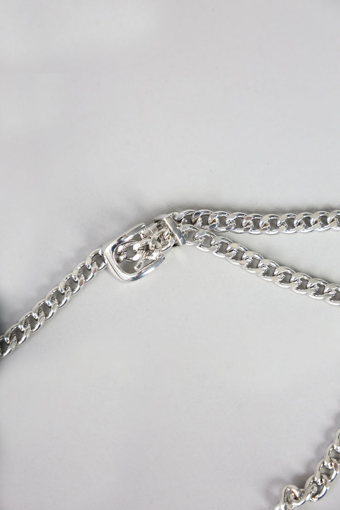 CINTO PRATA MINI ELOS COM FIVELA