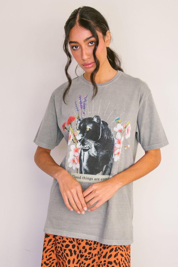 T-SHIRT BOYFRIEND VERDE GOOD THINGS