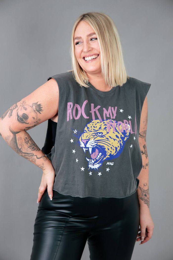 REGATA MACHÃO CROPPED ROCK MY WORLD