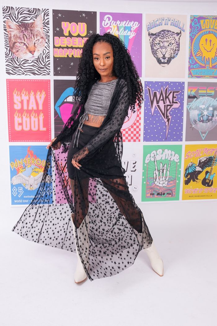 KIMONO LONGO DE ESTRELAS