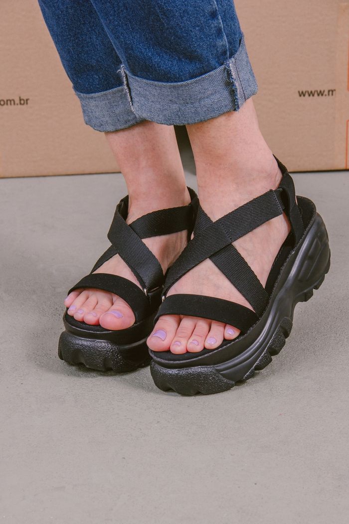 SANDÁLIA PAPETE BÁSICA PRETA